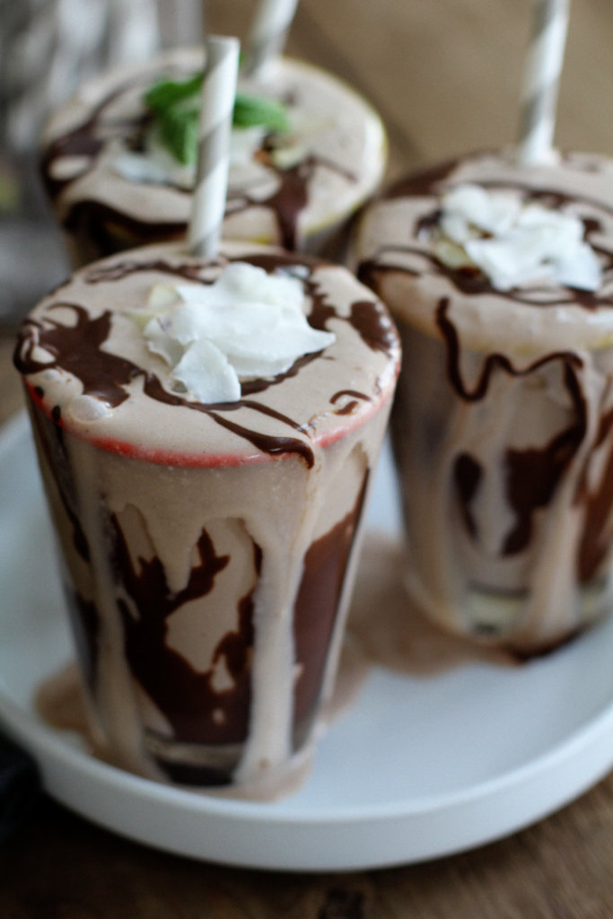 Dairy Free Hot Fudge Milkshake