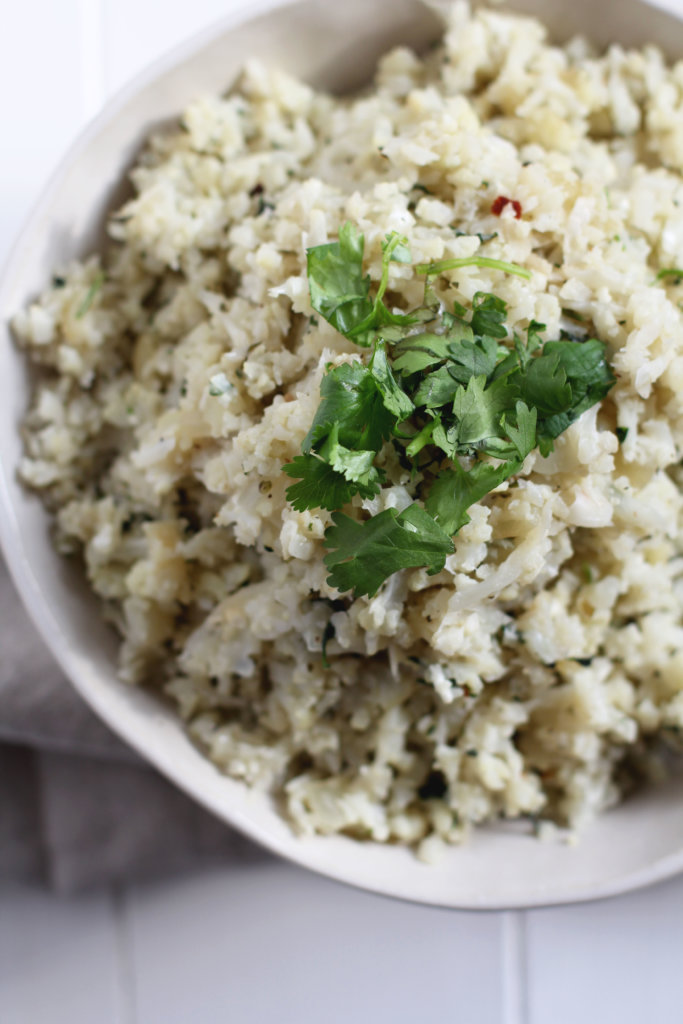 Cilantro Cauliflower rice