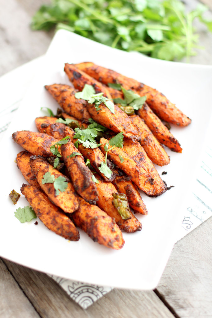 Chili Roasted Carrots