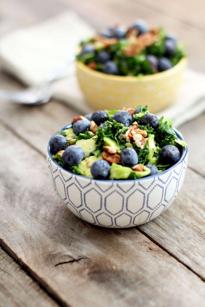 Creamy Kale and Brussels Salad