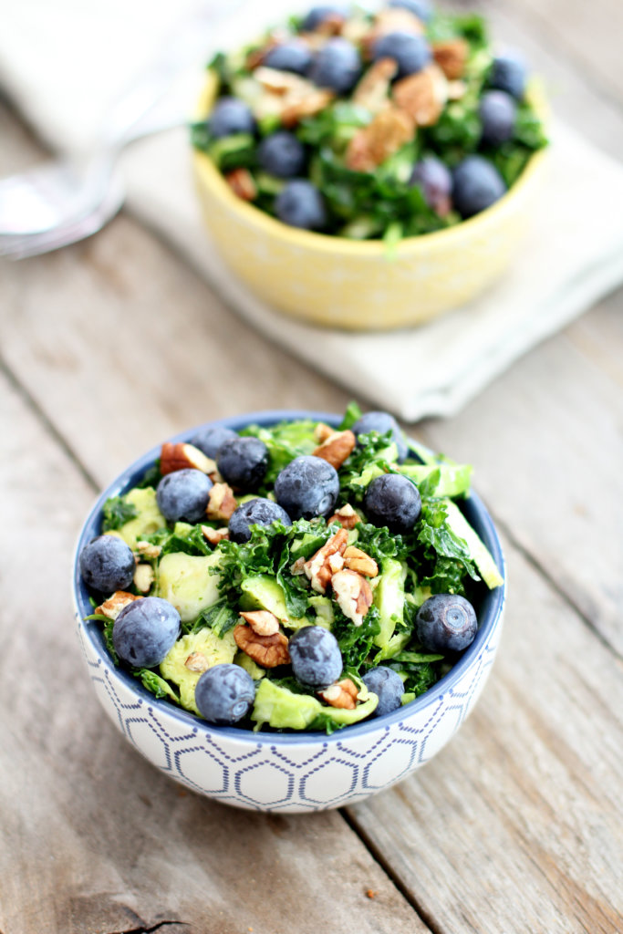 Creamy Kale and Brussels Salad