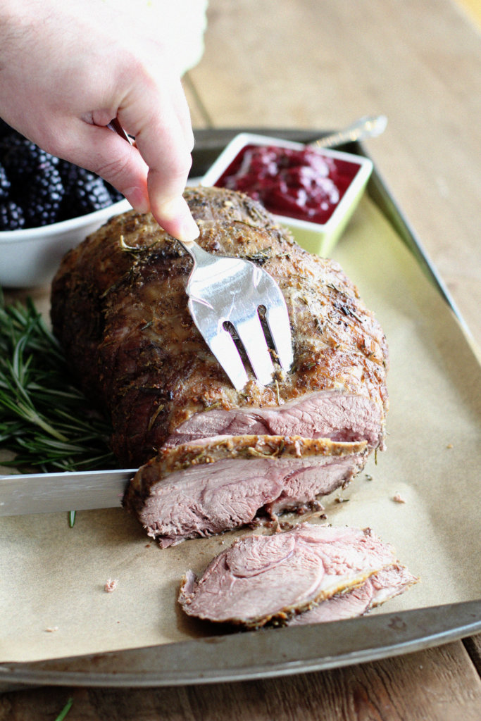 Roasted Leg of Lamb with Blackberry Chutney: Jessi's Kitchen