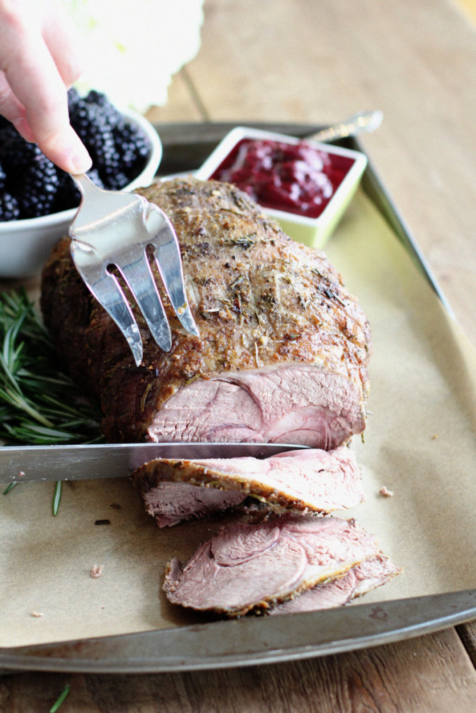 Roasted Leg of Lamb with Blackberry Chutney: Jessi's Kitchen