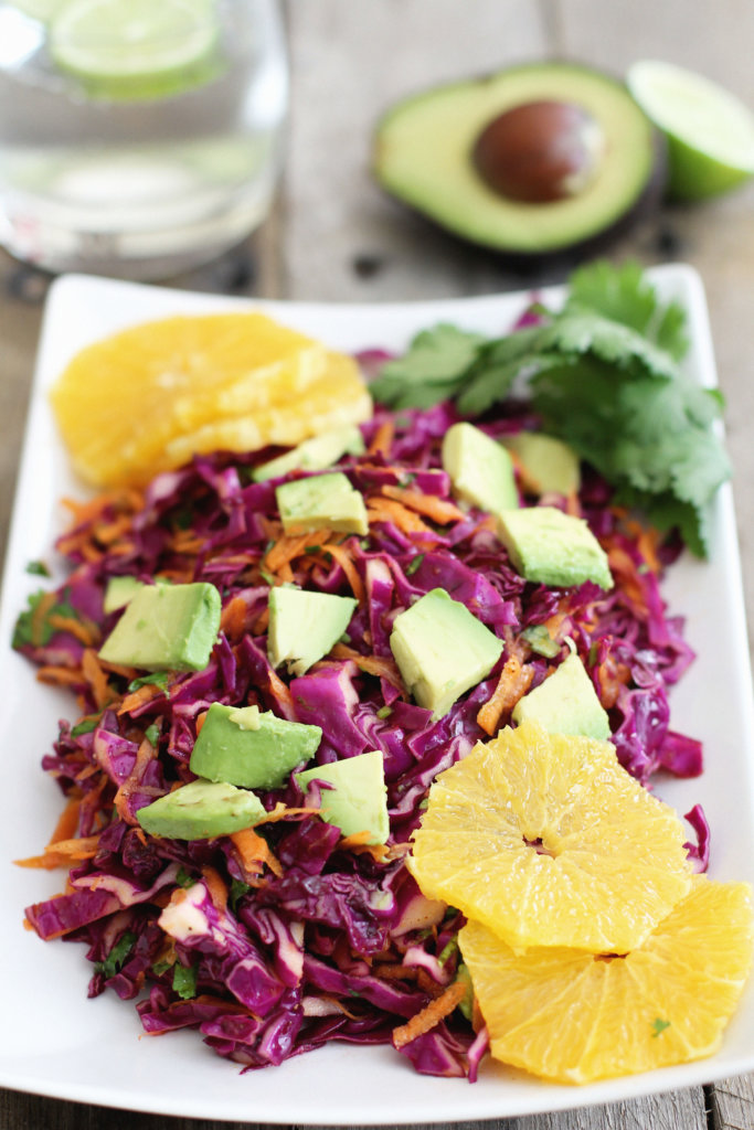 Red Cabbage and Citrus Salad