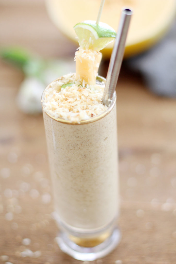 Cantaloupe, Lime and Toasted Coconut Shake: Jessi's Kitchen