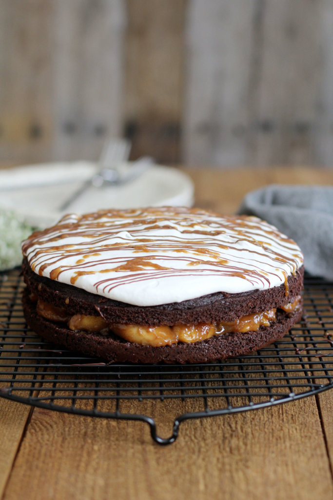 Chocolate Cake with Banana Foster Filling: Jessi's Kitchen 