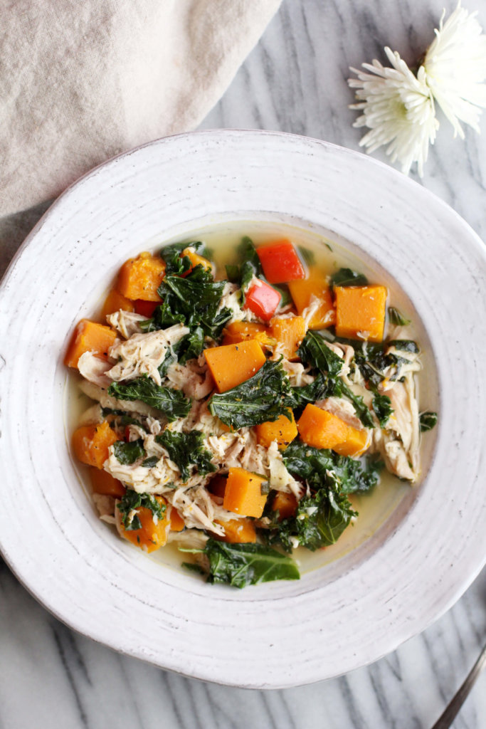 Chicken, Kale and Butternut Soup: Jessi's Kitchen