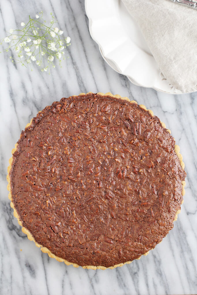 Gluten Free Chocolate Bourbon Pecan Pie : Jessi's Kitchen