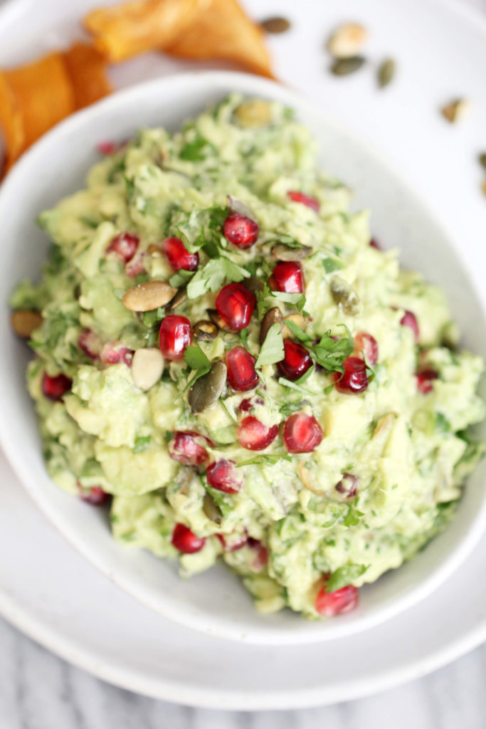 Pomegranate and Pumpkin Seed Guacamole: Jessi's Kitchen 