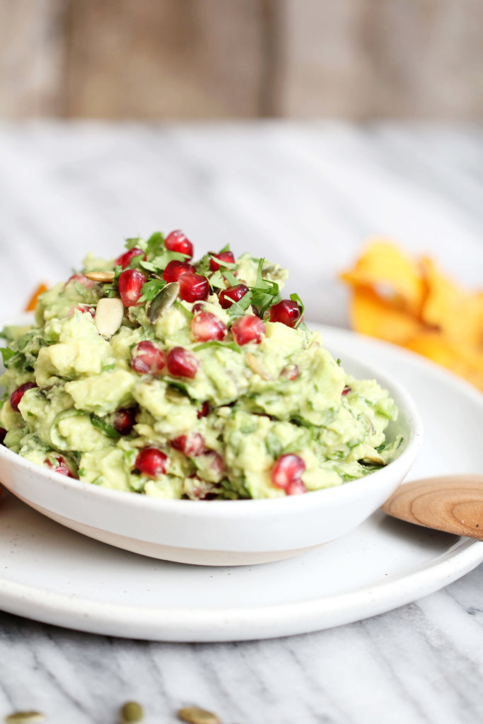 Pomegranate and Pumpkin Seed Guacamole: Jessi's Kitchen