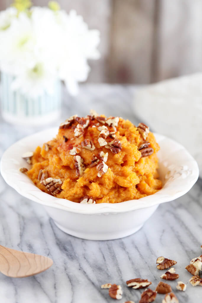 Smokey Mashed Sweet Potato with Pecans 3