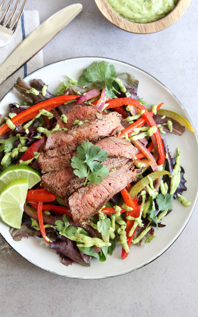 Fajita Steak Salad: Jessi's Kitchen