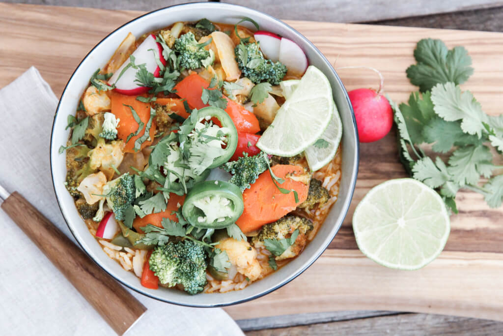 Vegetable Red Thai Curry Bowls: Jessi's Kitchen