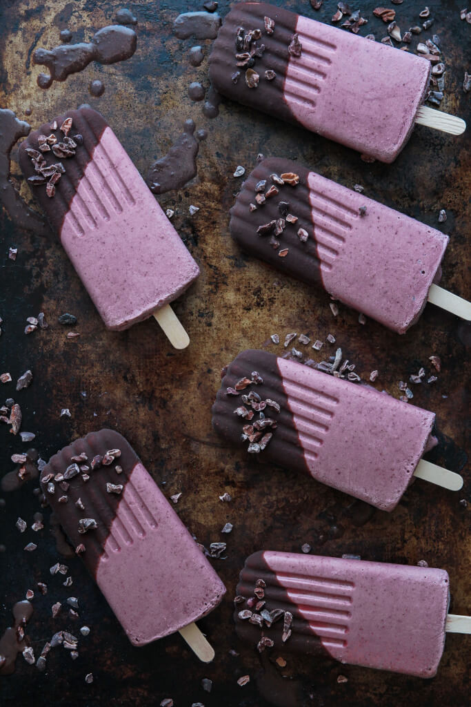 Dairy-free Chocolate Cherry Popsicles: Jessi's Kitchen