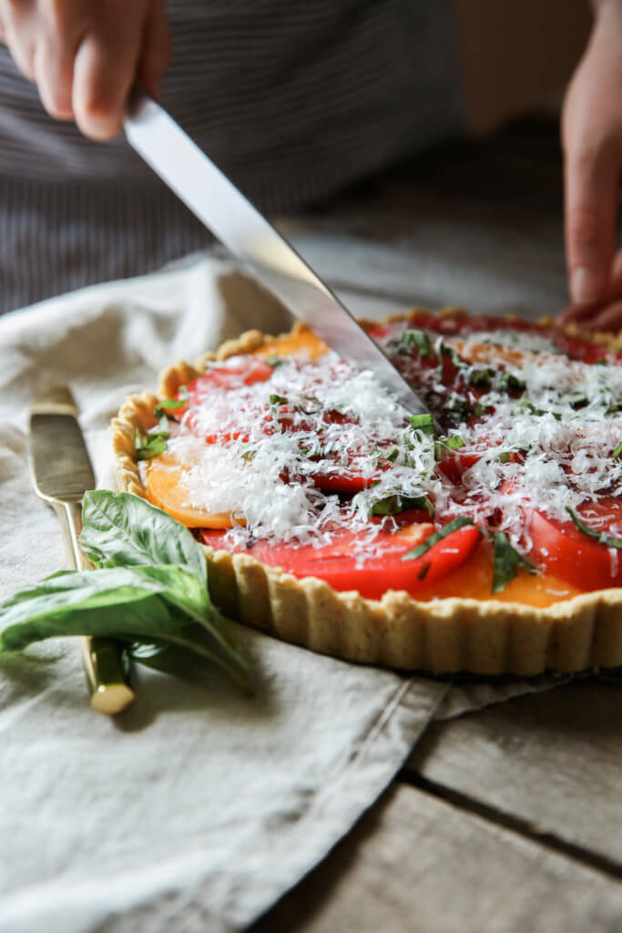 Gluten-free Goat Cheese and Tomato Tart: Jessi's Kitchen