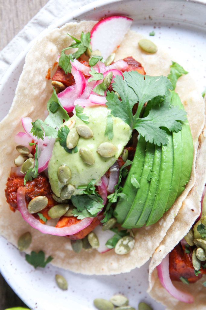 Guajillo Sweet Potato Tacos: Jessi's Kitchen