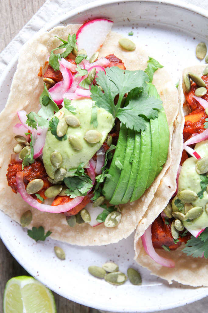 Guajillo Sweet Potato Tacos: Jessi's Kitchen