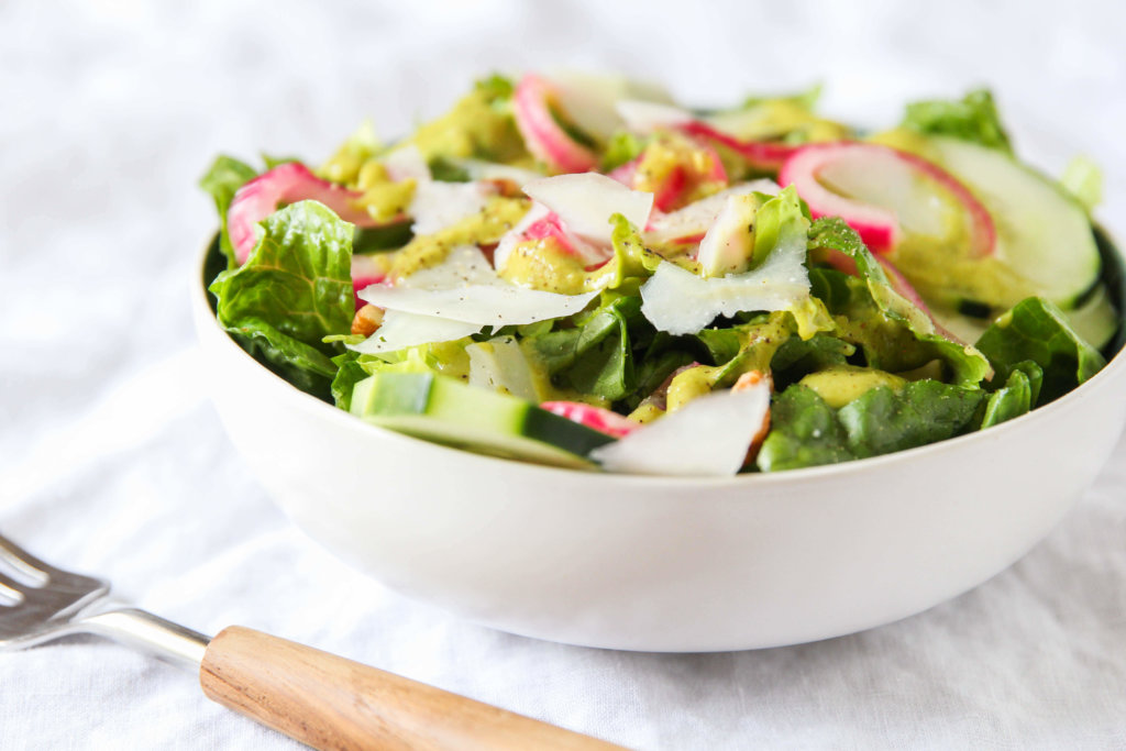 Romaine Salad with Roasted Tomatillo Dressing: Jessi's Kitchen