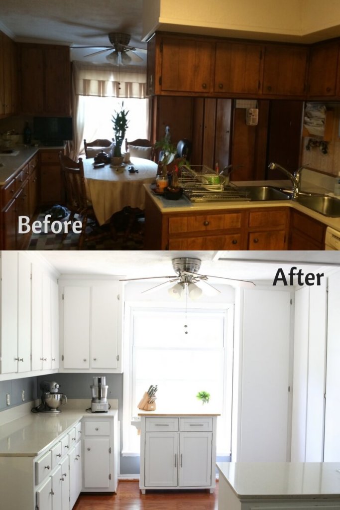 Before and After Kitchen Makeover (Phase One)