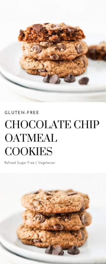 Gluten-free Chocolate Chip Oatmeal Cookies