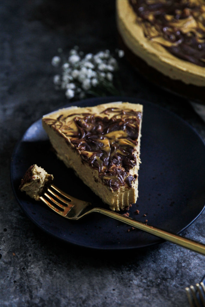 Vegan Pumpkin Chocolate Cheesecake: Jessi's Kitchen