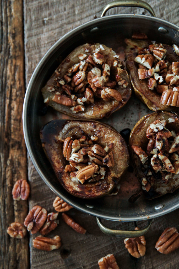 Roasted Pears with Pecans and Date Balsamic: Jessi's Kitchen