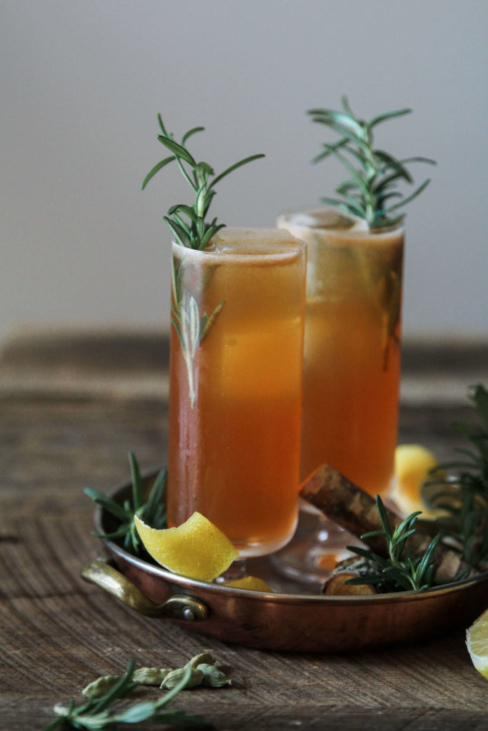 Ginger, Cardamom and Rosemary Gin Cocktail: Jessi's Kitchen