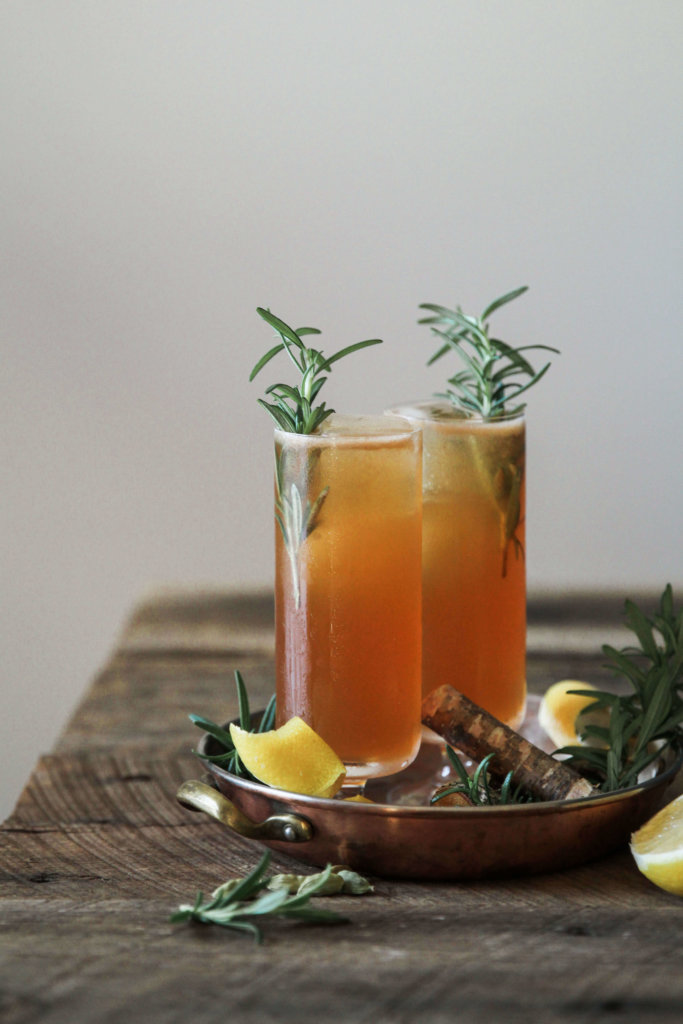 Ginger, Cardamom and Rosemary Gin Cocktail: Jessi's Kitchen