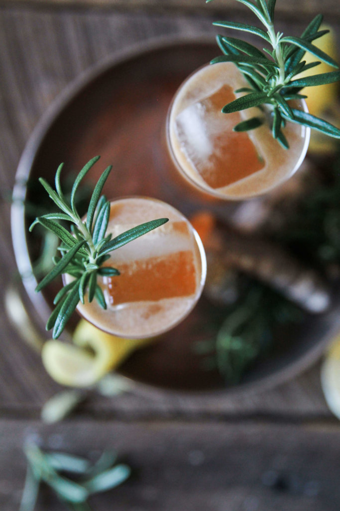 Ginger, Cardamom and Rosemary Gin Cocktail: Jessi's Kitchen