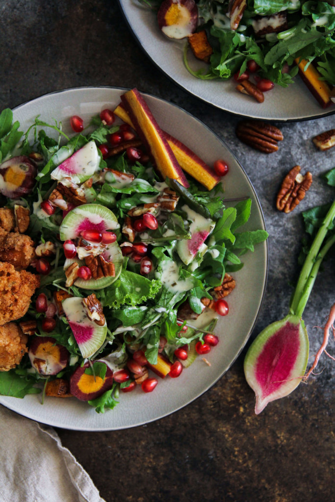 Grain-free Fried Chicken Salad: Jessi's Kitchen