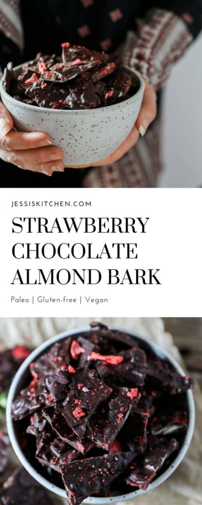 Strawberry Almond Chocolate Bark: Jessi's Kitchen