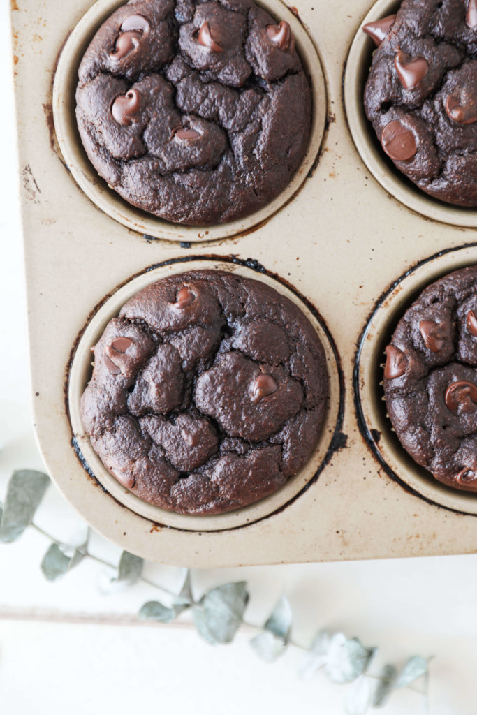 Kids in the Kitchen: Chocolate Pumpkin Blender Muffins