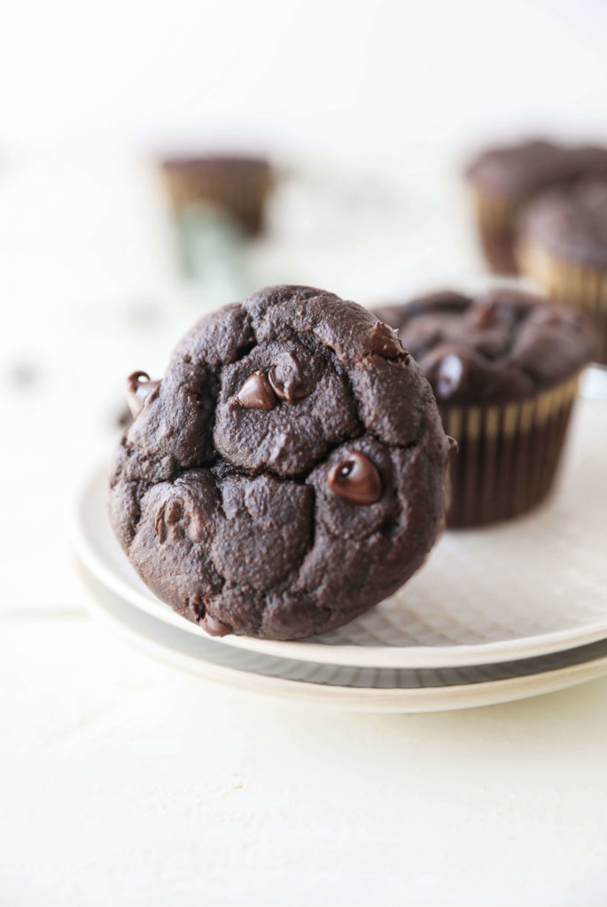 Kids in the Kitchen: Chocolate Pumpkin Blender Muffins