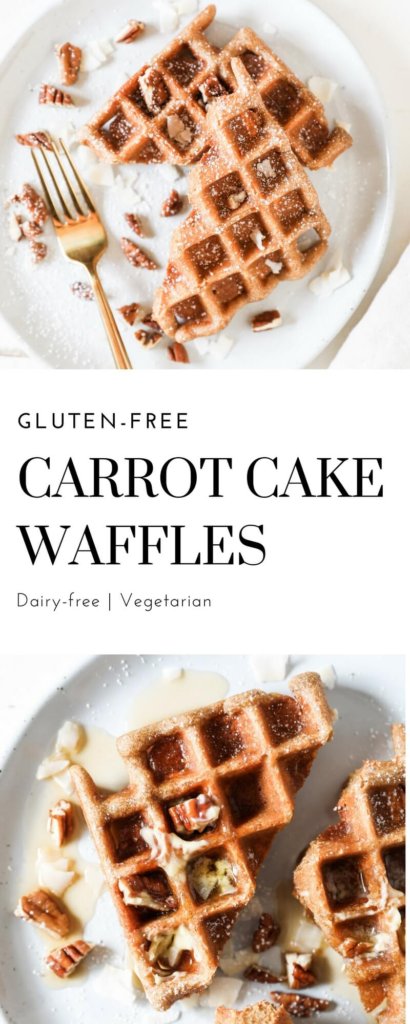 Gluten-free Carrot Cake Waffles