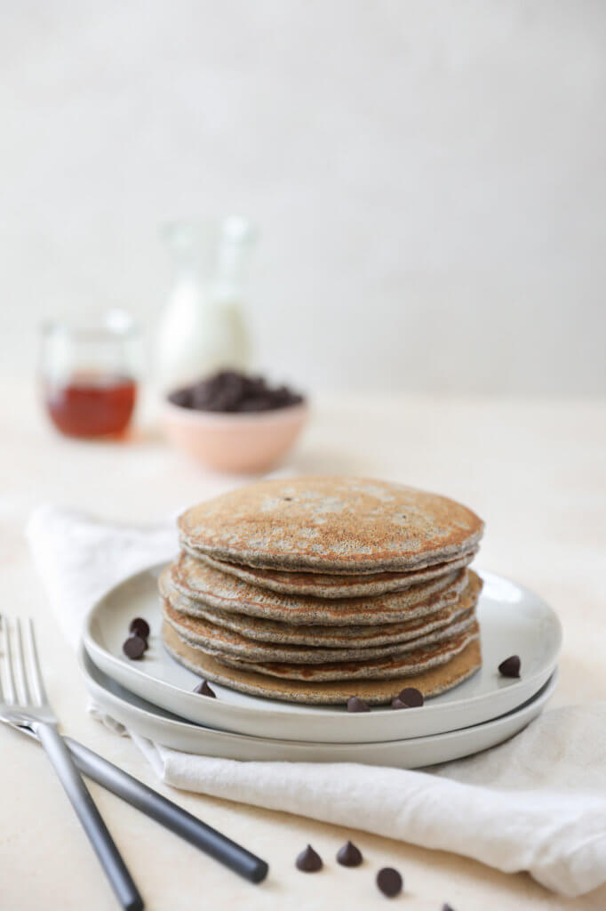 Chocolate Chip Buckwheat Pancakes: Jessi's Kitchen