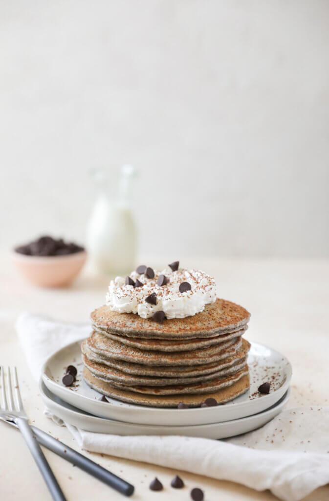 Chocolate Chip Buckwheat Pancakes: Jessi's Kitchen