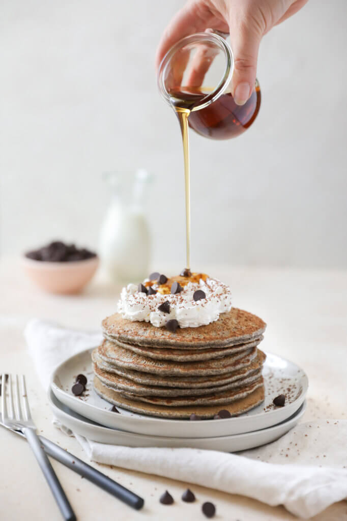 Chocolate Chip Buckwheat Pancakes: Jessi's Kitchen