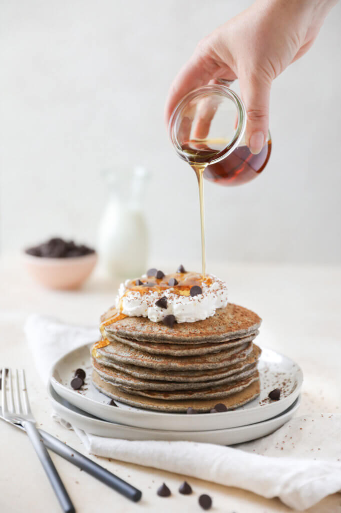 Chocolate Chip Buckwheat Pancakes: Jessi's Kitchen