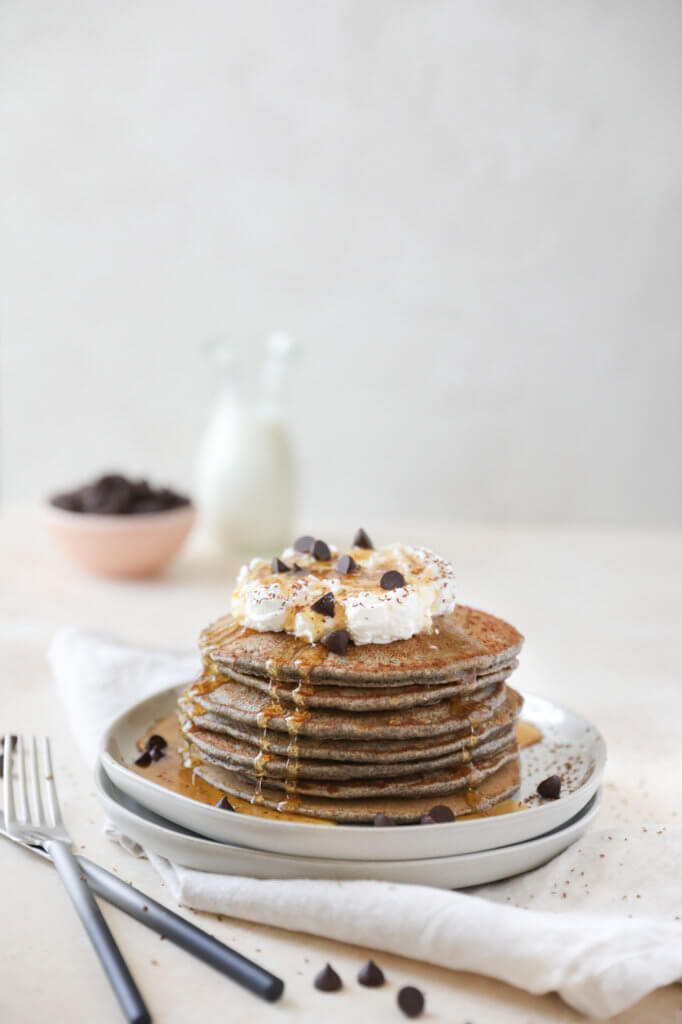 Chocolate Chip Buckwheat Pancakes: Jessi's Kitchen